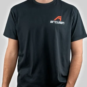 CAMISETA ARCUSIN LOGO NEGRA UNISEX